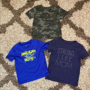 3PC Boys Toddlers Shirts